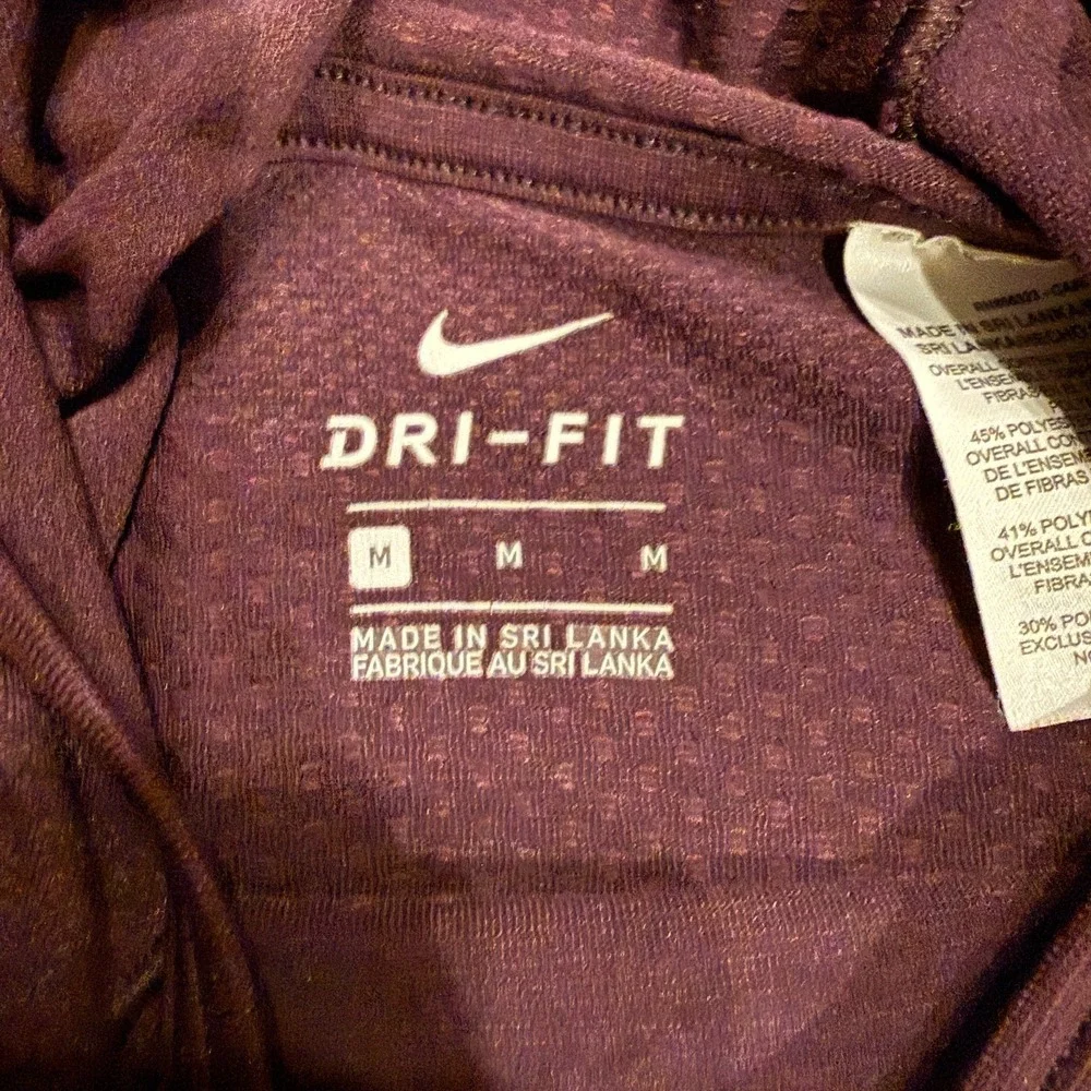 Nike X Undercover Lab Gyakusou Mens Dri-Fit Running Hoodie‎ Purple Brown Size M